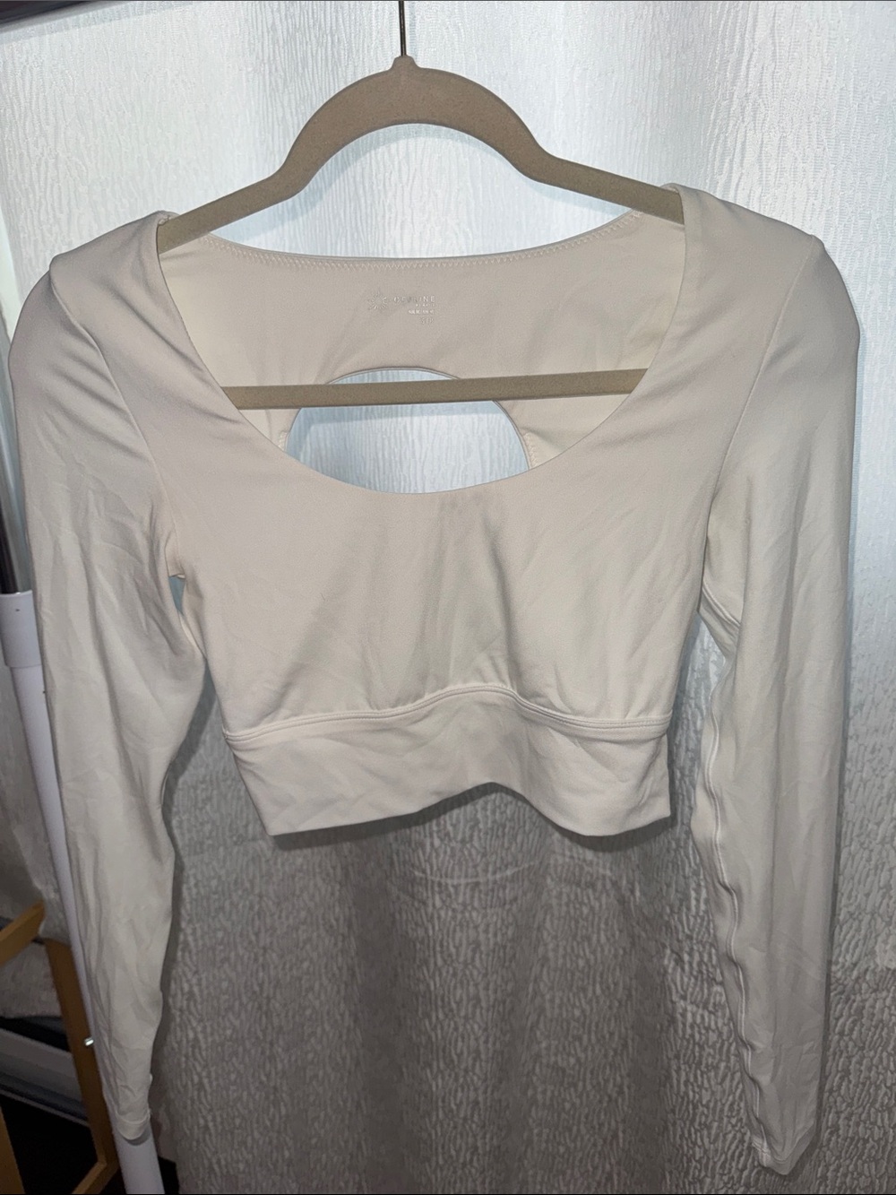 Long-Sleeve Cropped Top